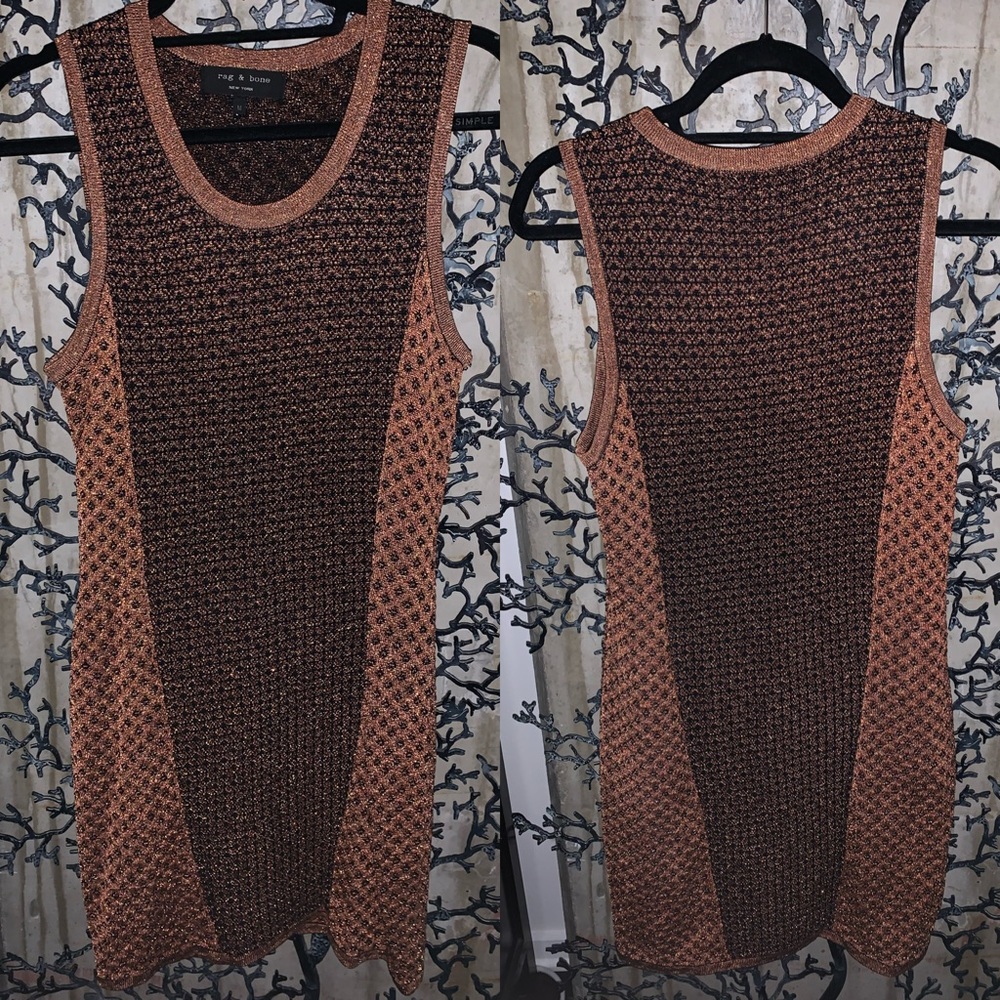 Rag and Bone sleeveless tank sweater dress